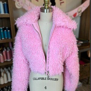 Pink Cozy Teddy Jacket
